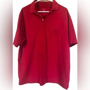 Puritan short sleeve polo shirt with pocket: Men’s size large